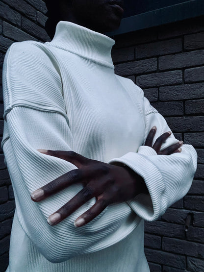 LE PULL BARIKA BLANC - Version 2