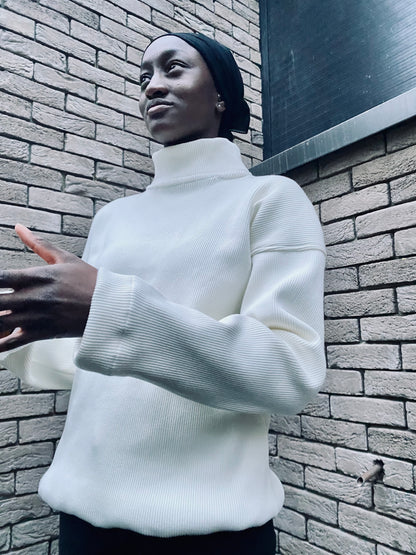 LE PULL BARIKA BLANC - Version 2